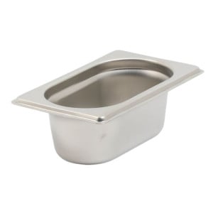 Bac Gastro GN 1/9 Inox - Dubina 65 mm - 0,6 L