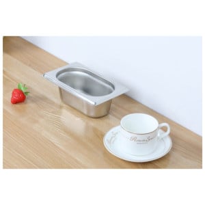 Bac Gastro GN 1/9 Inox - Dubina 65 mm - 0,6 L