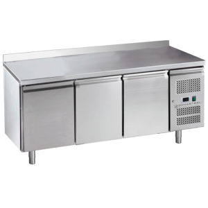 Table Hladnjak 3 Vrata GN1/1 - Dubina 700 s Naslonom - Dynasteel