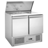 Saladette Compacte 2 Vrata - S Kliznim Poklopcem - Dynasteel