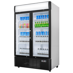 Vitrine za piće s hlađenjem - 2 vrata - 1000 L - Dynasteel