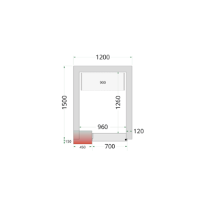 Chambre Froide Négative - TEFCOLD 1200x1500 | Optimalno i ekonomično skladištenje namirnica | Plin R290