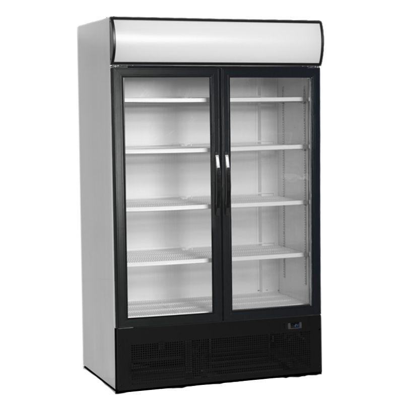 Canopy Refrigerated Display, Glass Doors - TEFCOLD 645 L - Internal Lighting, Optimal Temperature Canopy Refrigerated Display, Glass Doors - TEFCOLD 645 L - Internal Lighting, Optimal Temperature
