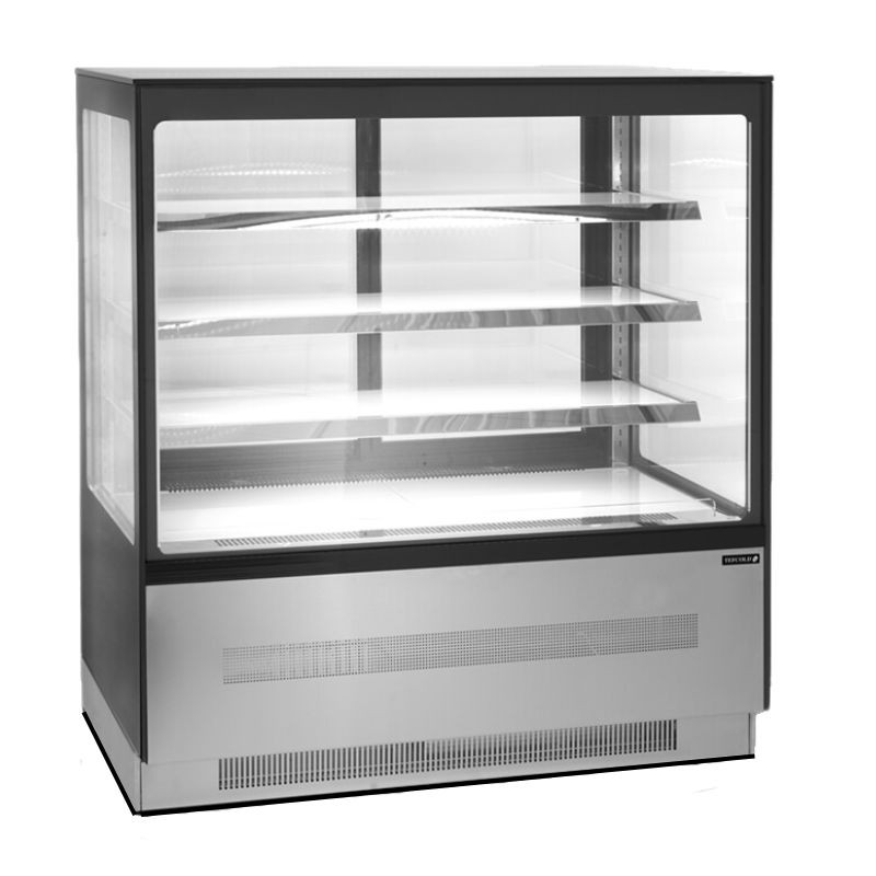 Refrigerated Display Counter 2 Doors Black - 210 L | TEFCOLD LPD903F/BLACK Refrigerated Display Counter 2 Doors Black - 210 L | TEFCOLD LPD903F/BLACK