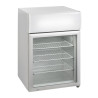 Bijeli stolni zamrzivač s 1 staklenim vratima - 113 L | TEFCOLD
