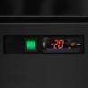 Crni zamrzivač s vitrinom - 3 staklena vrata - 1090 L | TEFCOLD Atom Maxi