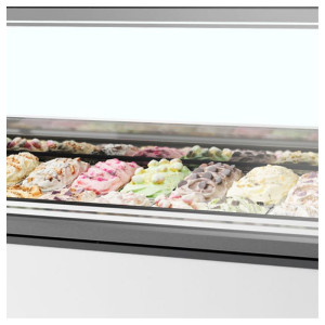 Vitrine za sladoled s ventilacijom s ravnim prednjim dijelom - TEFCOLD MILLENNIUM ST16 | Fourniresto