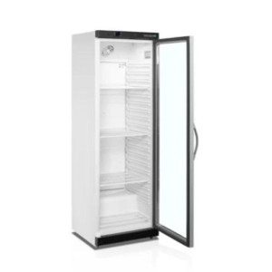 Stakleni rashladni ormar TEFCOLD - Bijeli - 350 L: Optimalno skladištenje za namirnice i vidljivost proizvoda.