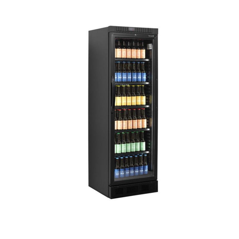 Armoire Réfrigérée à Boissons Noir - Porte Vitrée 347 L TEFCOLD: Présentation Optimale & Élégance ???? Armoire Réfrigérée à Boissons Noir - Porte Vitrée 347 L TEFCOLD: Présentation Optimale & Élégance ????