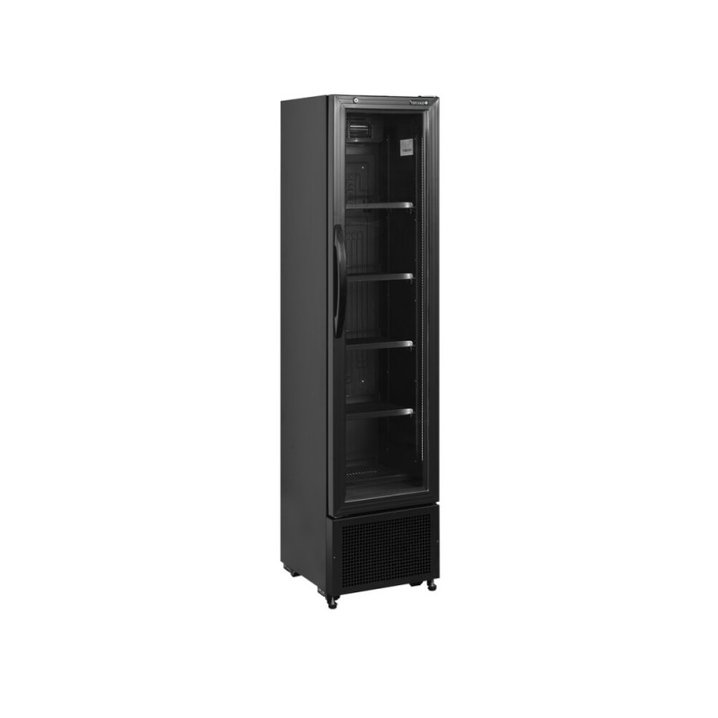 Armoire Réfrigérée à Boissons Porte Vitrée Noir TEFCOLD 114 L - Performance et Élégance Armoire Réfrigérée à Boissons Porte Vitrée Noir TEFCOLD 114 L - Performance et Élégance