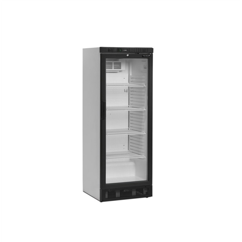 Hladnjak TEFCOLD s 1 staklenim vratima bijeli - 260 L, LED rasvjeta i reverzibilna vrata Hladnjak TEFCOLD s 1 staklenim vratima bijeli - 260 L, LED rasvjeta i reverzibilna vrata