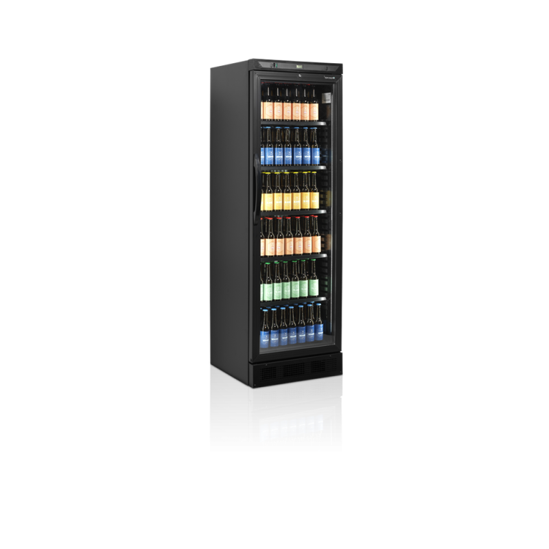 Armoire Réfrigérée à Boissons Noir TEFCOLD - Porte Vitrée 347L - Elegancija i Performanse Armoire Réfrigérée à Boissons Noir TEFCOLD - Porte Vitrée 347L - Elegancija i Performanse