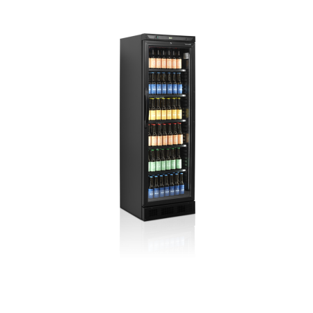 Armoire Réfrigérée à Boissons Noir TEFCOLD - Porte Vitrée 347L - Elegancija i Performanse
