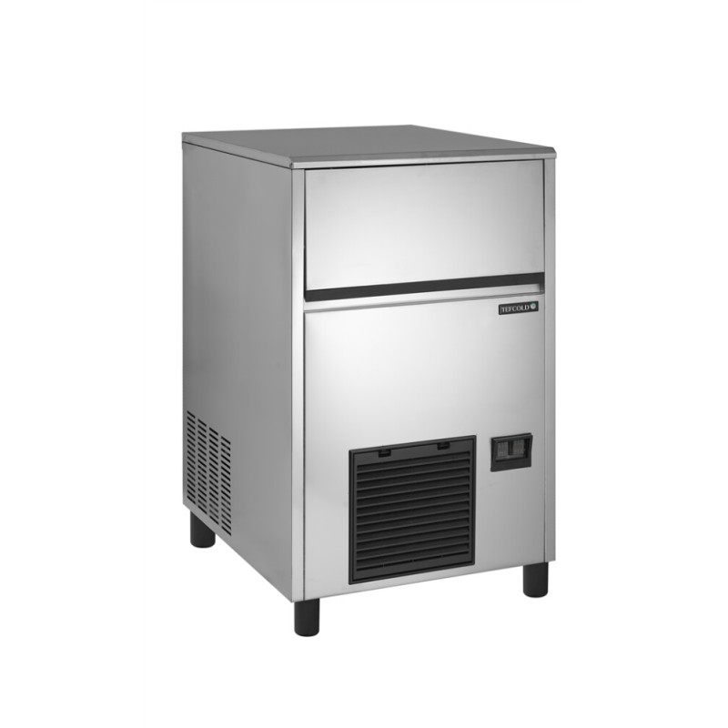 Stroj za led od nehrđajućeg čelika TEFCOLD - 57 kg/24h, učinkovit i ekonomičan