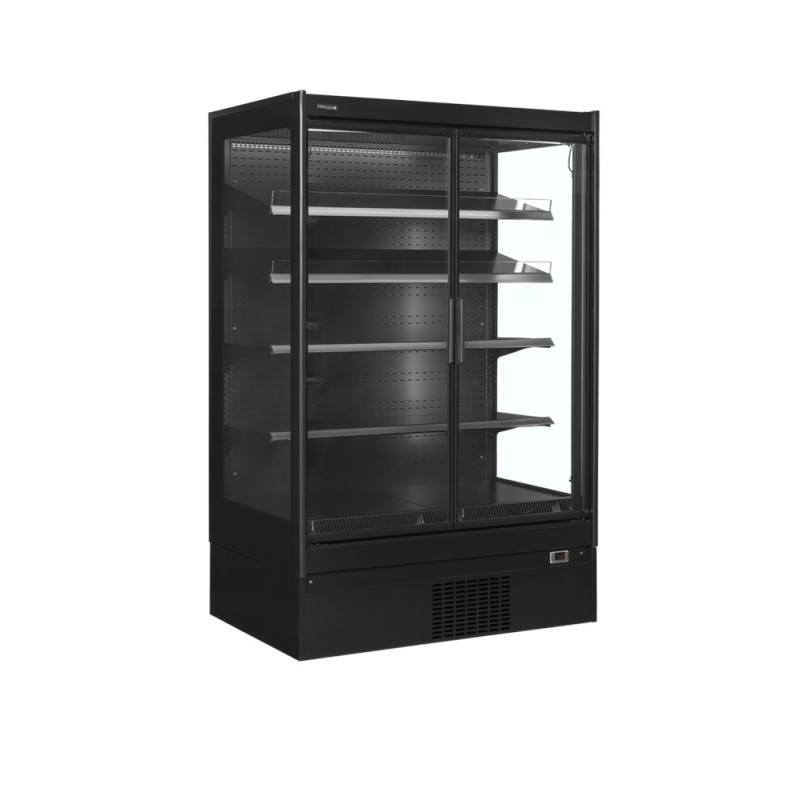 TEFCOLD Black Positive Supermarket Refrigerated Display - 770 L TEFCOLD Black Positive Supermarket Refrigerated Display - 770 L