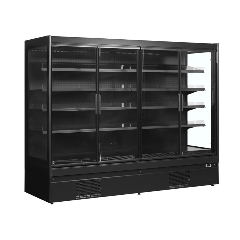 Vitrine Réfrigérée TEFCOLD Positive Noir - 1540 L Supermarket Vitrine Réfrigérée TEFCOLD Positive Noir - 1540 L Supermarket