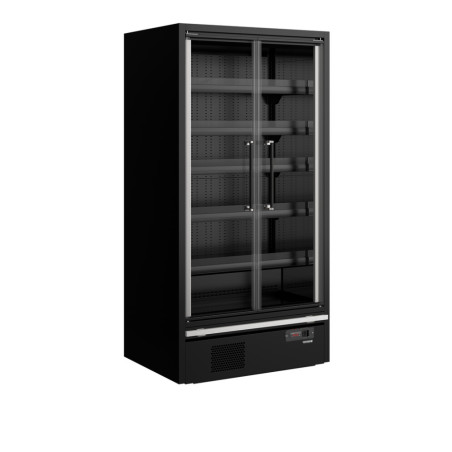 Vitrine Hladnjak TEFCOLD Crna 2 Vrata Supermarket