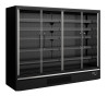 Vitrine Réfrigérée TEFCOLD Noir - 4 Portes Vitres - 1258 L Supermarket