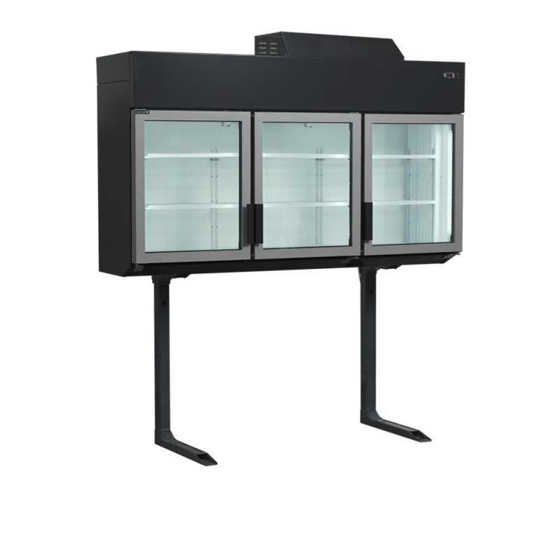 Congelator Ormar Crni 3 Vrata 545 L TEFCOLD MTF185B - Ventilirano Tangencijalno Hlađenje