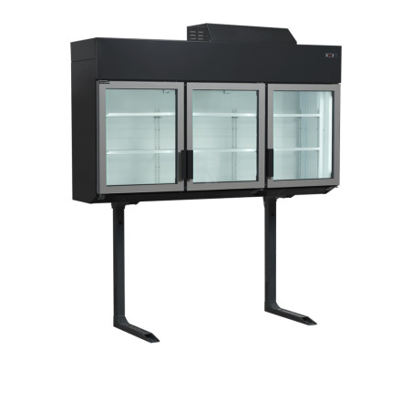 Congelator Ormar Crni 3 Vrata 545 L TEFCOLD MTF185B - Ventilirano Tangencijalno Hlađenje