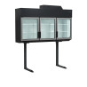 Congelator Ormar Crni 3 Vrata 545 L TEFCOLD MTF185B - Ventilirano Tangencijalno Hlađenje