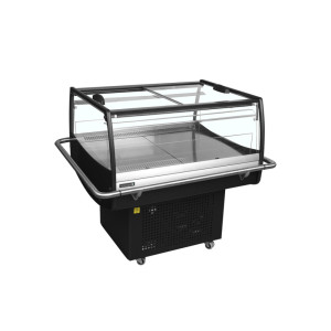 Stakleni hladnjak TEFCOLD 105L crni