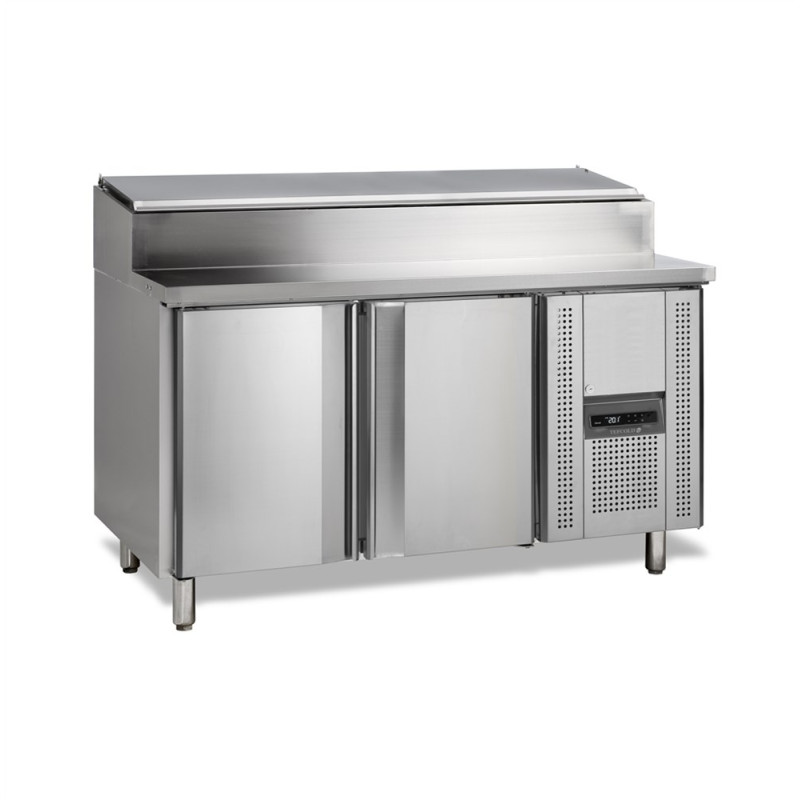 TEFCOLD stainless steel refrigerated table - 8 GN 1/3 TEFCOLD stainless steel refrigerated table - 8 GN 1/3
