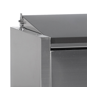 Saladette Inox TEFCOLD - Statički - 5 GN 1/4