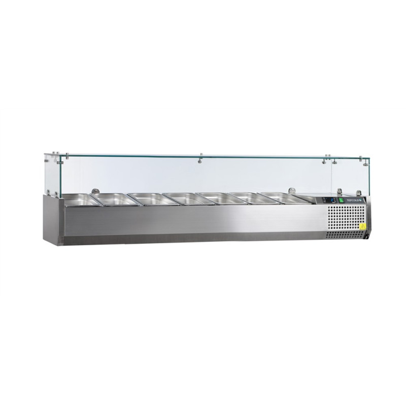 Saladette à Poser - Statique - 7 GN 1/4 - 36,4 L - TEFCOLD
