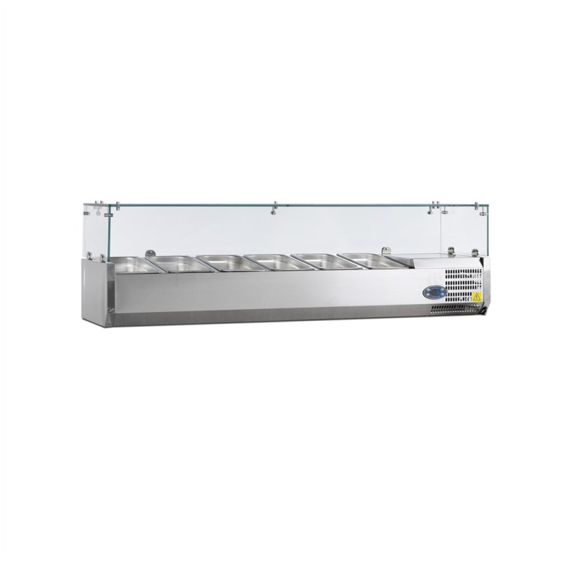 Saladette à Poser - Statique - 6 GN 1/3 - 42,6 L - TEFCOLD