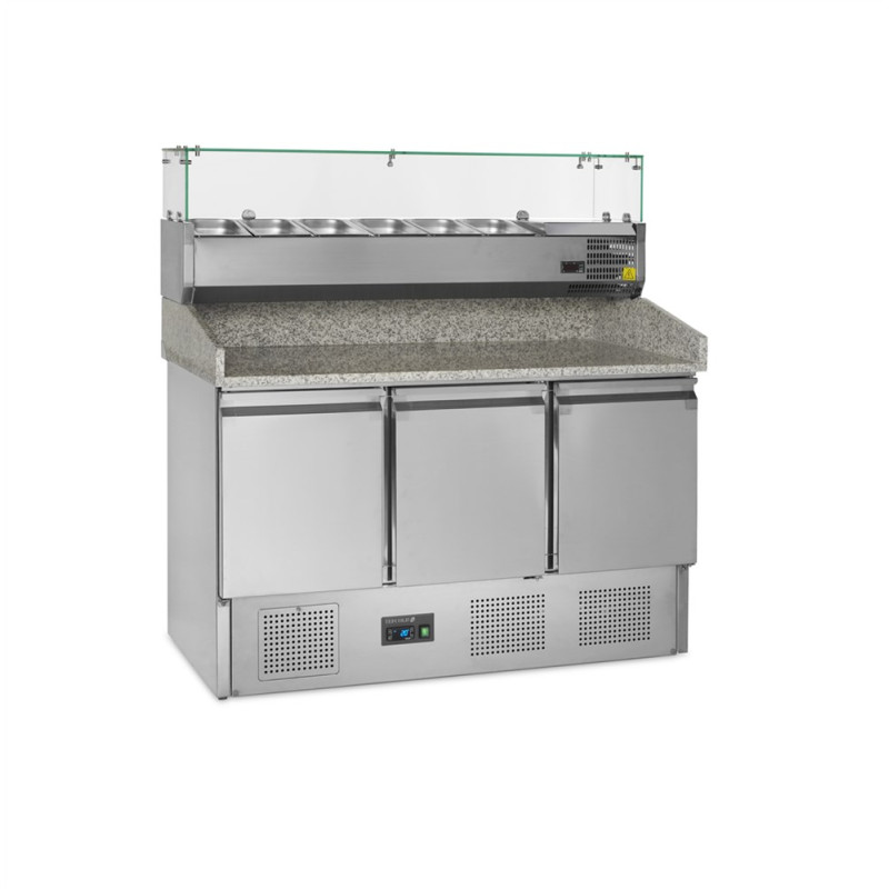 Pizza Cabinet GN 1/4 and GN 1/6 - 3 Doors - TEFCOLD: Quality and practicality for preparing your pizzas Pizza Cabinet GN 1/4 and GN 1/6 - 3 Doors - TEFCOLD: Quality and practicality for preparing your pizzas