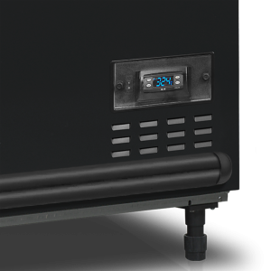 Réfrigerator Zamrzivač Poklopac Zakrivljeno Staklo - Crna - 584 L - TEFCOLD