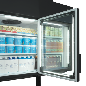 Zamrzivač Ormar TEFCOLD Crni - Veliki Kapacitet 628L - Idealno za Supermarket