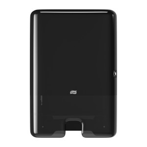 Distributer papirnatih ručnika u listićima crne boje Tork Xpress® | Linija Elevation