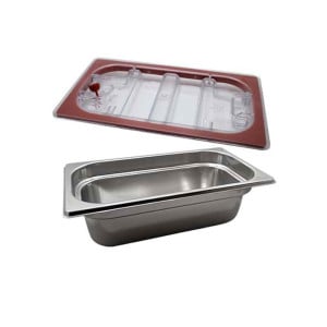 Bac Inox GN 1/3 - P 100 mm Mychef : cuisine sous vide efficace