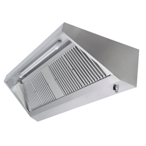 Hotte Snack 900 Led Sans Moteur - Dynasteel Longueur 4200