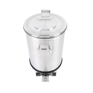 Poubelle Inox avec Pédale - 50 L - Reconditionnée