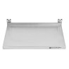 Zidna polica od nehrđajućeg čelika na nosačima - L 600 x P 400 mm - Dynasteel