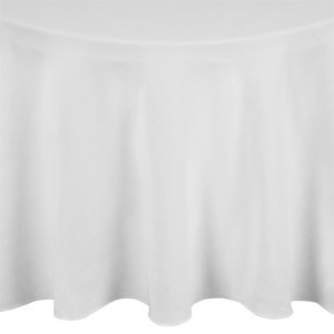 Stolnjak Bijeli Okrugli Mitre Essentials 2300mm - Elegancija i Kvaliteta