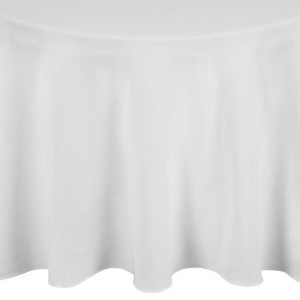 Stolnjak Bijeli Okrugli Mitre Essentials 2300mm - Elegancija i Kvaliteta