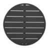Okrugli stolni pladanj od crnog aluminija Bolero 580mm - Moderan i otporan
