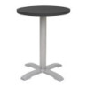 Okrugli stolni pladanj od crnog aluminija Bolero 580mm - Moderan i otporan