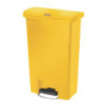 Koš za smeće s pedalom Slim Jim Rubbermaid - Žuta 50L