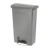 Poubelle à Pédale Frontale Grise 50L - Higijenski & Praktično | Rubbermaid