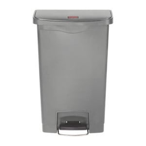 Poubelle à Pédale Frontale Grise 50L - Higijenski & Praktično | Rubbermaid