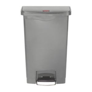 Poubelle à Pédale Frontale Grise 50L - Higijenski & Praktično | Rubbermaid