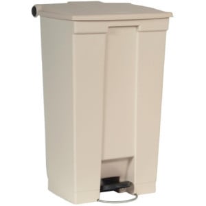 Bež pedalni kontejner 87L Rubbermaid Step-On: Izdržljivost i Higijena