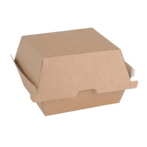 Male kutije za hamburger od 112 mm - paket od 150 komada, kraft Fiesta