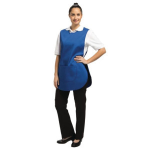 Pregača s džepom u kraljevsko plavoj boji - Whites Chefs Clothing