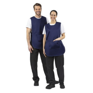 Pregača s džepom plave boje - Whites Chefs Clothing
